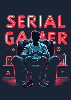 Serial Gamer Design – Perfect for Passionate Players
