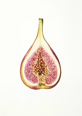 Half Fig Illustration