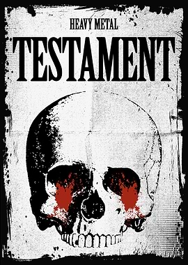 Testament Heavy Metal Poster