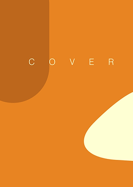 Abstract Orange Cover