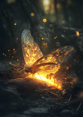 Surrealism The Moth and the Flame_1