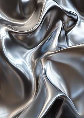 Silver Fabric Texture
