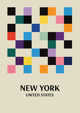 New York City Pixel Art