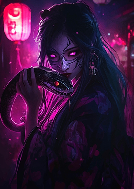 Mystical Snake Woman