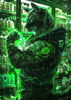 Cyberpunk Cat