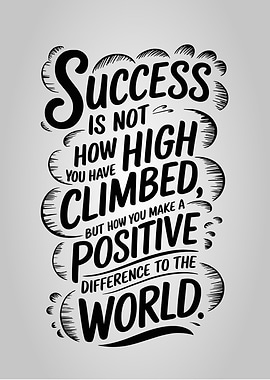 Success Quote Typography