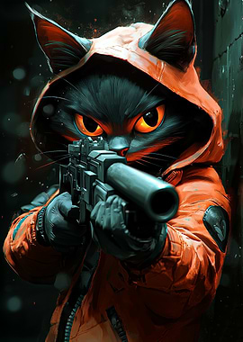 Drama Cat Sniper