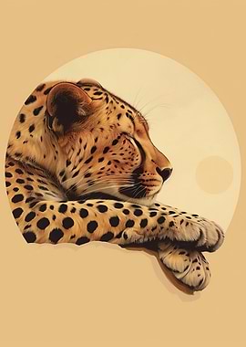 Sleeping Cheetah