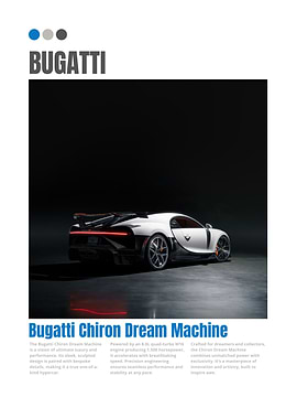 Bugatti Chiron Dream Machine