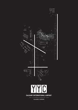 Calgary Airport Layout