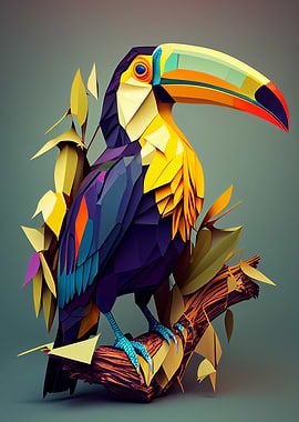 Low Poly Toucan