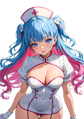 Sexy Anime Nurse Babe