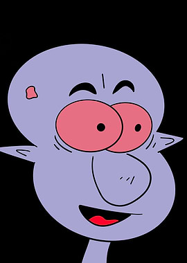 Smiling Cartoon Character