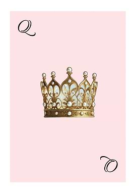 Queen of Hearts Playing Card