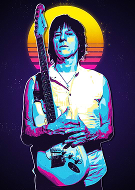 Jeff Beck 80s Rock Guitarist