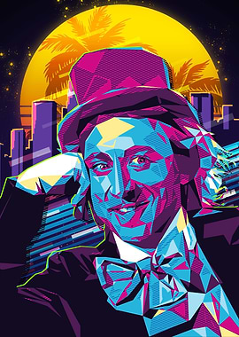 Retro Pop Art Portrait