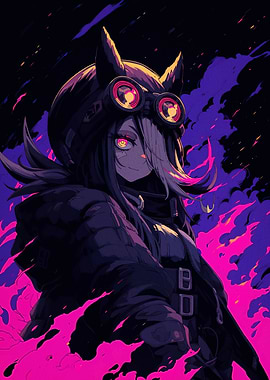 Anime Girl with Goggles