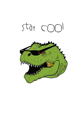 Cool Dinosaur Illustration