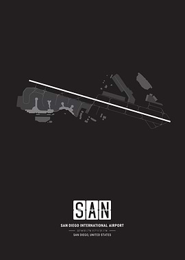 San Diego Airport Map