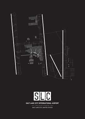 Salt Lake City Airport Map