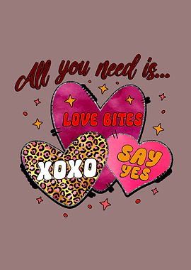 Love Bites Heart Design