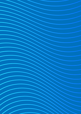 Abstract Blue Wave Pattern