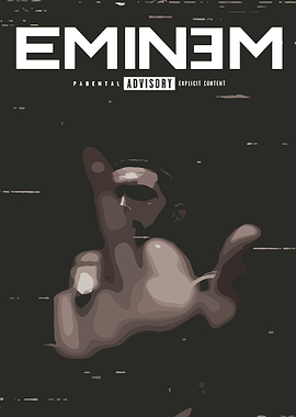 Eminem Rapper Music Poster