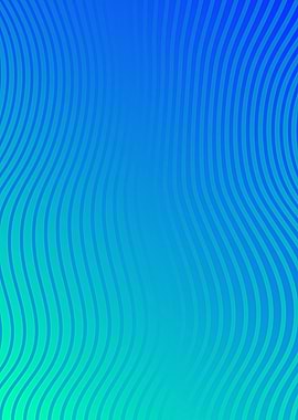 Abstract Blue and Green Waves