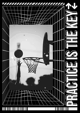 Basketball Practice Poster