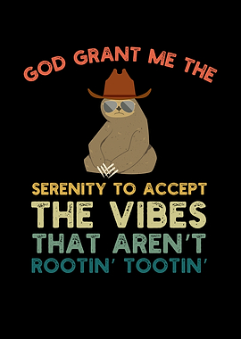 Sloth Vibes Quote