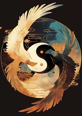 Yin Yang Birds