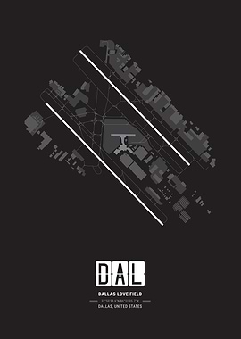 Dallas Love Field Airport Map