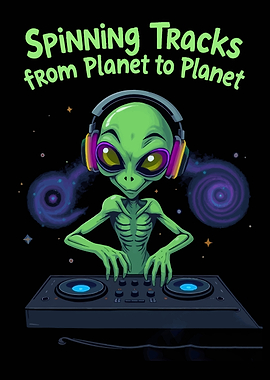 Alien DJ Space Music