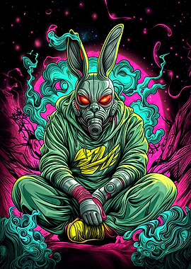 Cosmic Vigilante: The Neon Rabbit