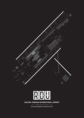 Raleigh-Durham International Airport Map