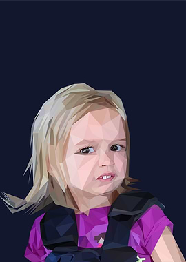 Girl with Skeptical Expression