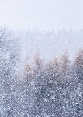 Snowfall - portrait format