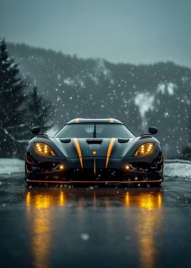 Koenigsegg Agera RS in Snow