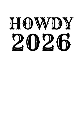 Howdy 2026 Text Art