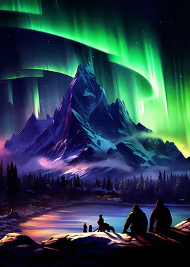 Northern Lights Mountain