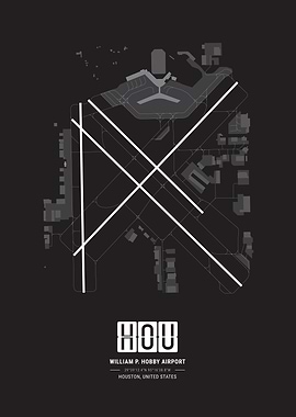 Houston Hobby Airport Map