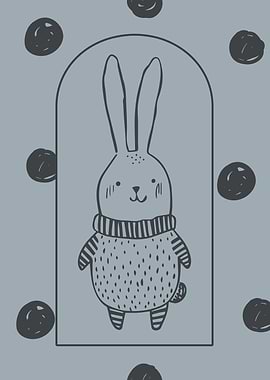 Cute Bunny in Sweater