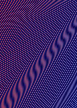 Abstract Wavy Lines
