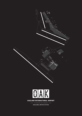 Oakland Airport Map