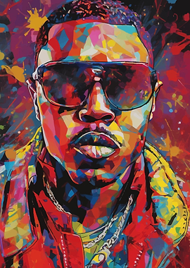 Nas - Nasir Pop Art Abstract