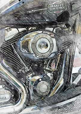 Harley Davidson Engine