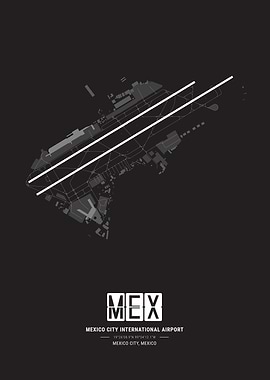 Mexico City Airport Map