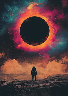 Astronaut and Black Hole Interstellar Black Hole movies