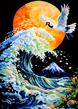 The Crane and the Wave