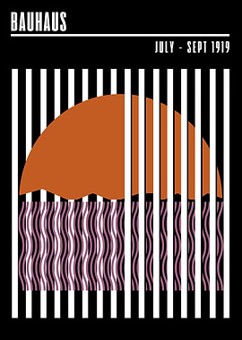 Bauhaus Geometric Art Print